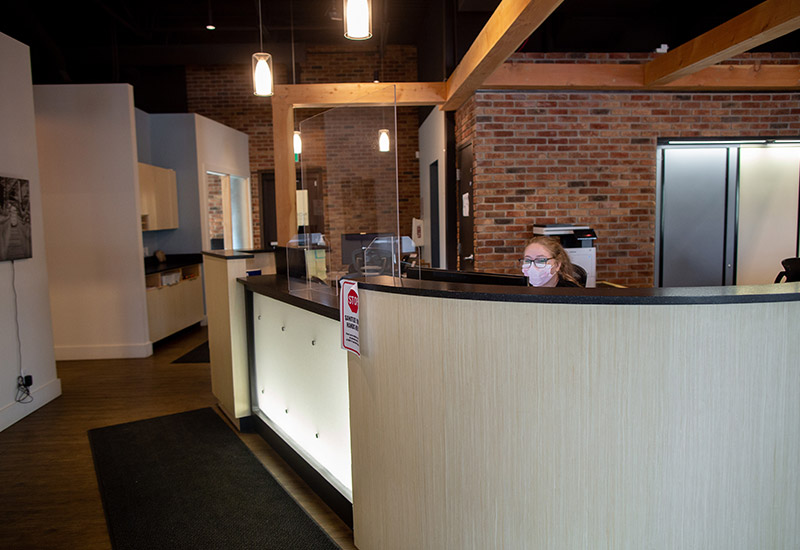 Dental Clinic Reception Area Grande Prairie